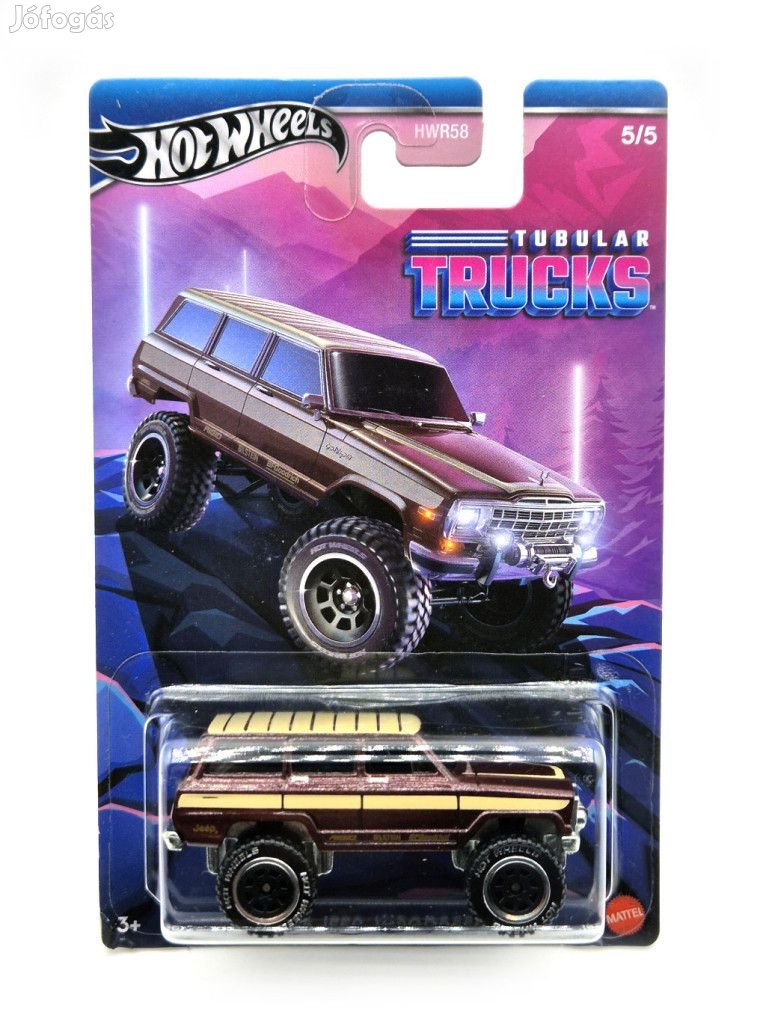 Hot Wheels  - Tubular Trucks 5/5 - Jeep Wagoneer (1988) -  Hot Wheels