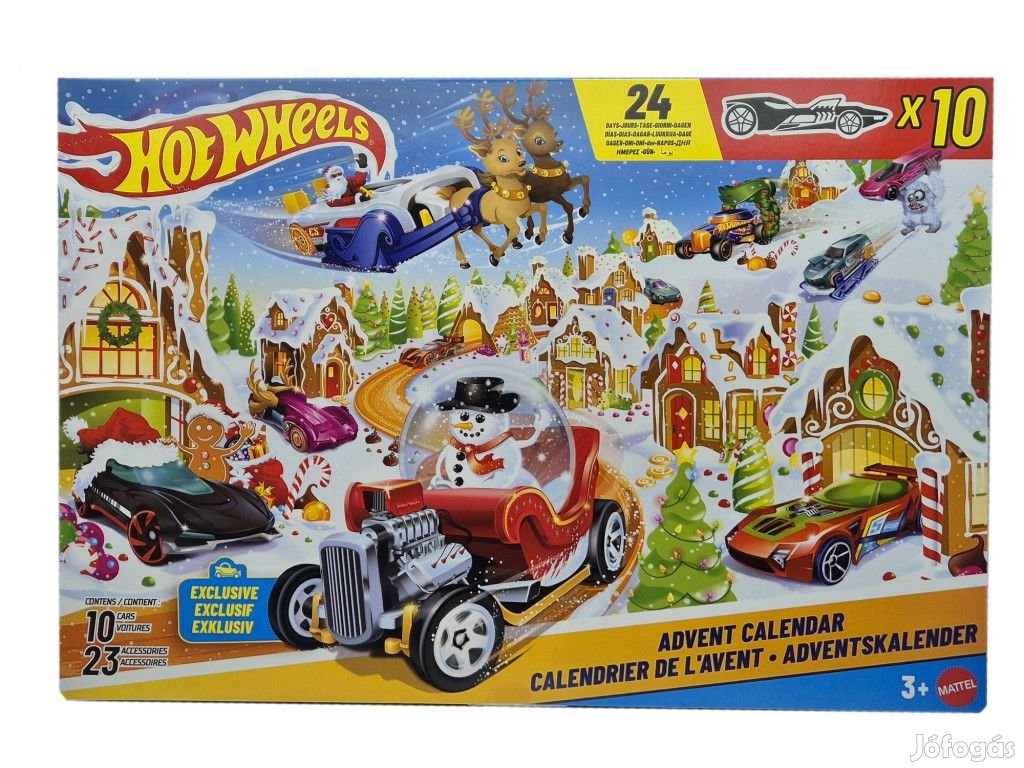 Hot Wheels adventi naptár 2025 -  Hot Wheels - 1:64