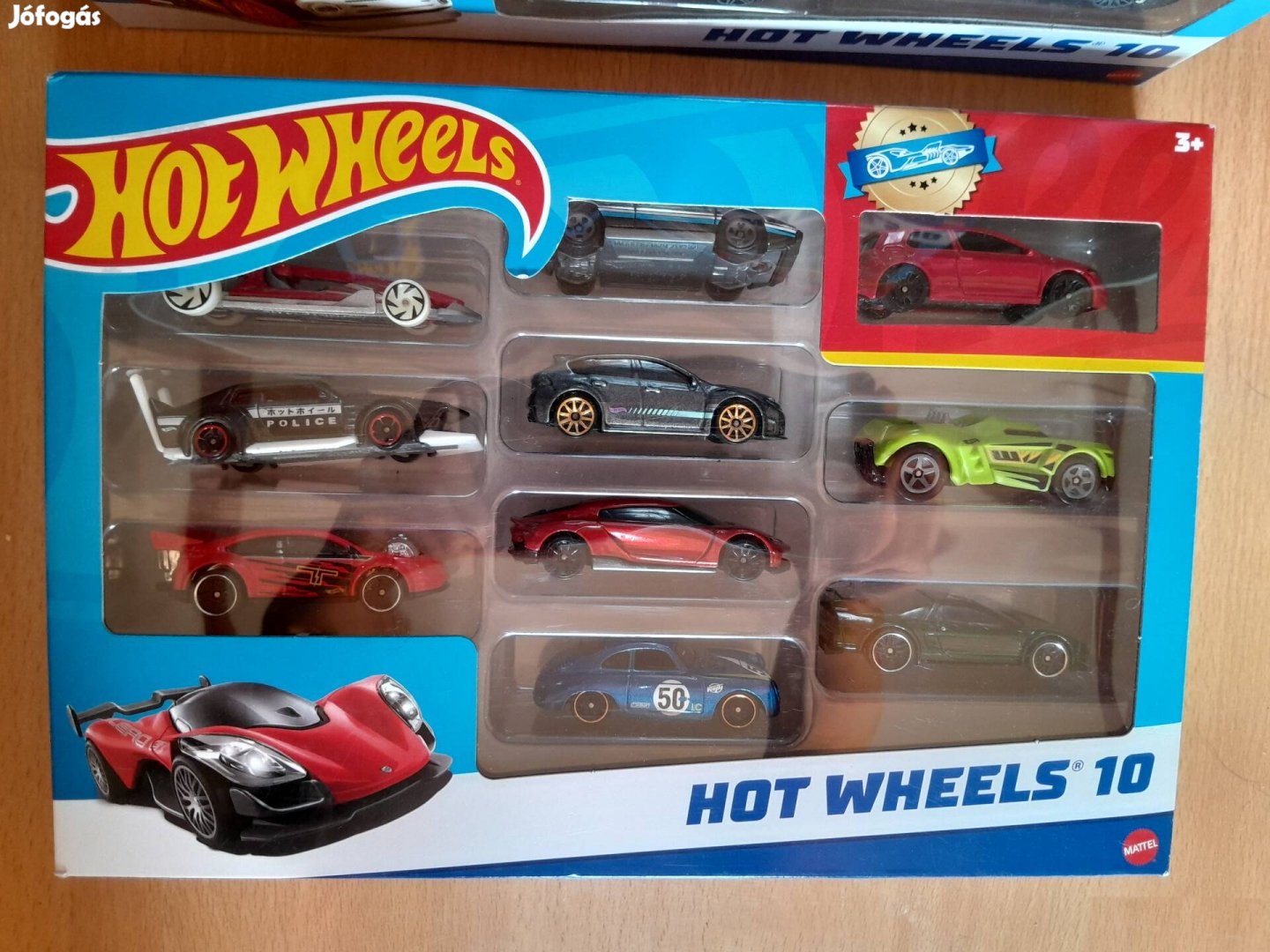 Hot Wheels autó készlet 10 darabos új bontatlan