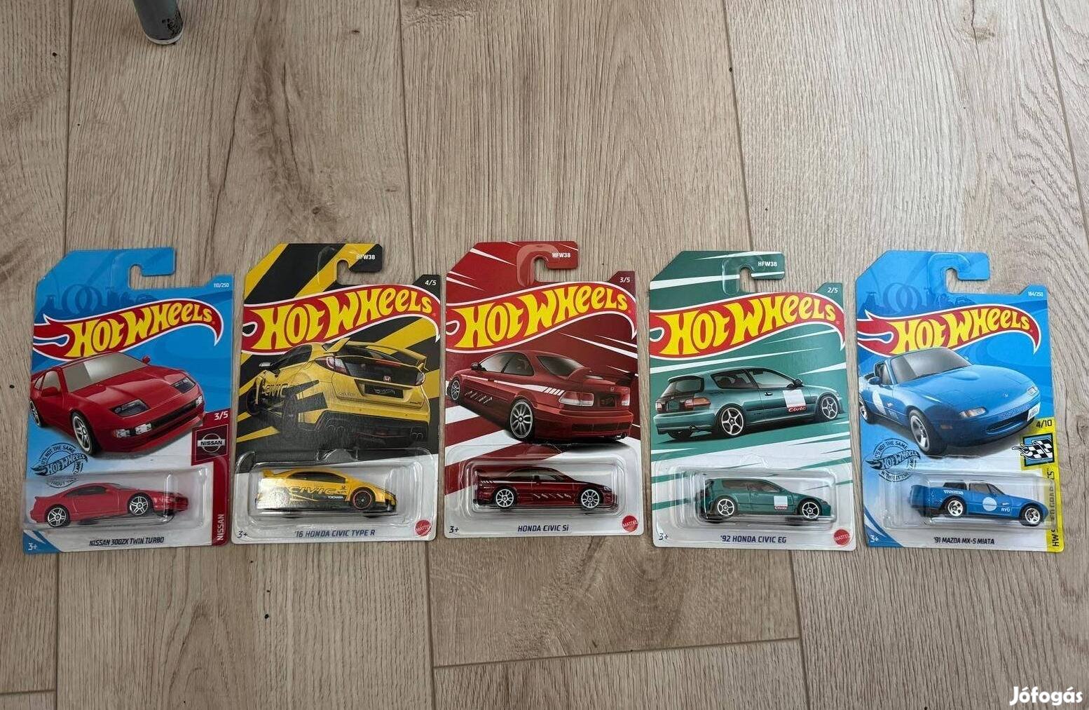 Hot Wheels kisautók - új - bontatlan - több mint 100 darab
