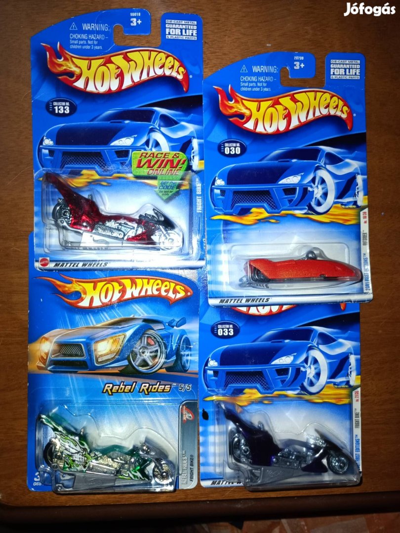 Hot Wheels motorok új, bontatlan