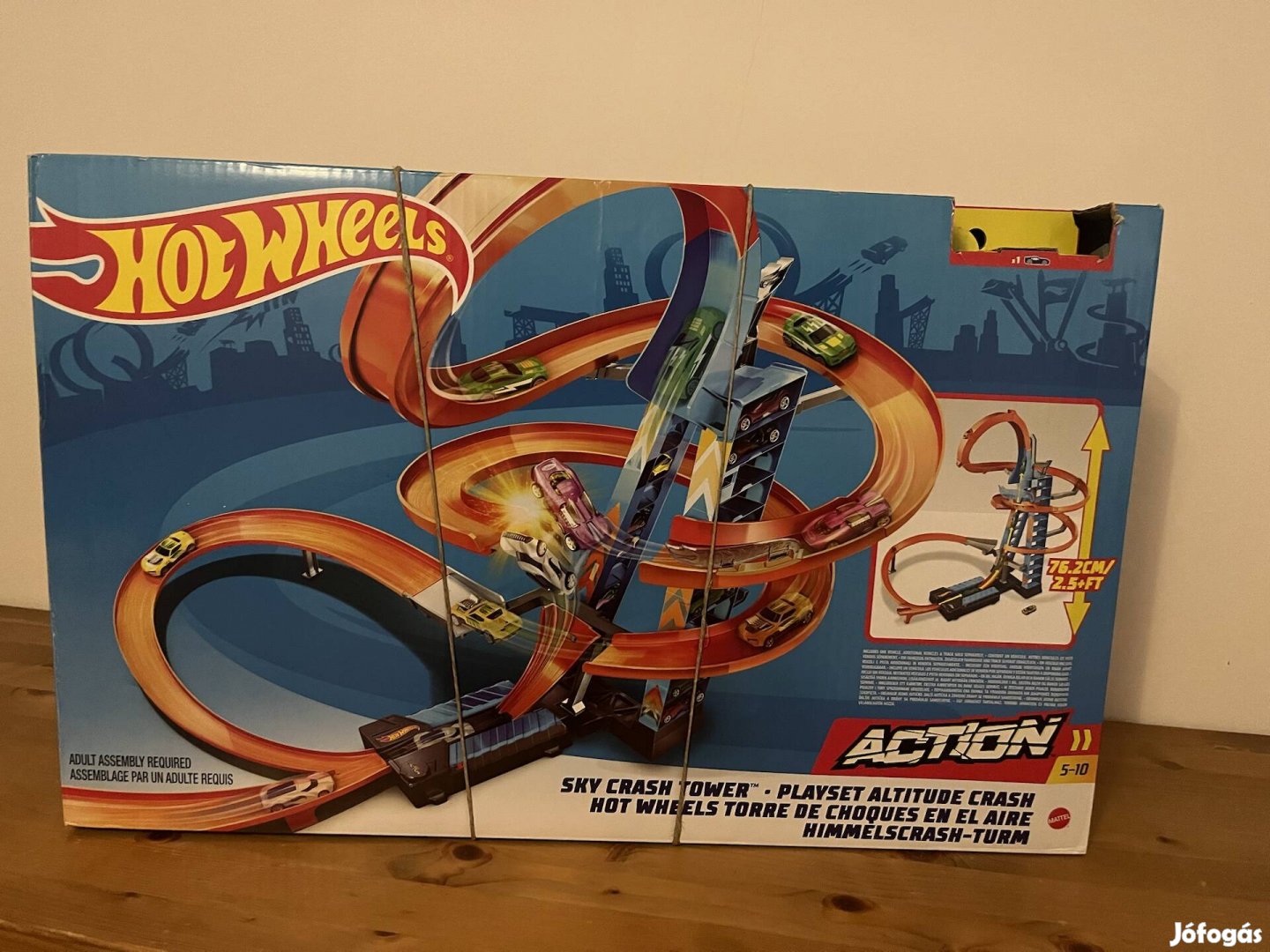 Hot Wheels ütközések a toronyban