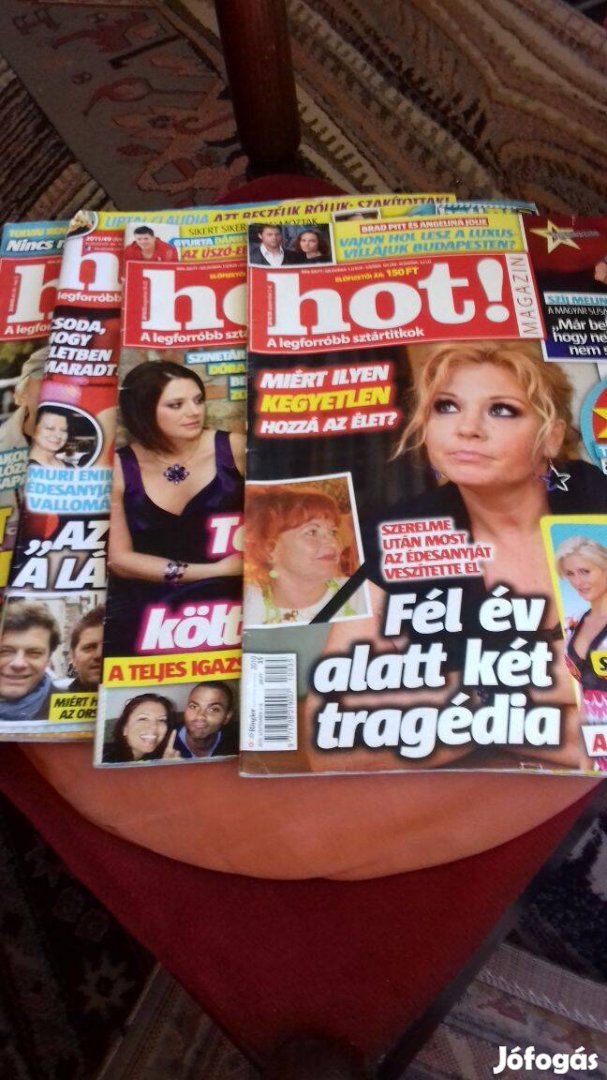 Hot magazin 2011 és 3 drb 2010