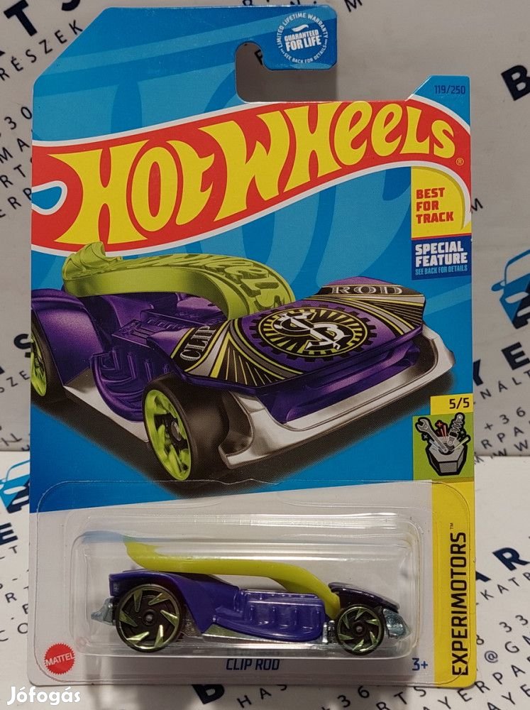 Hot wheels Clip Rod - Experimotors 5/5 - 119/250 - hosszú kártyás