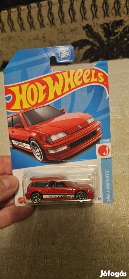 Hot wheels Honda civi amerikai nagy kártyás