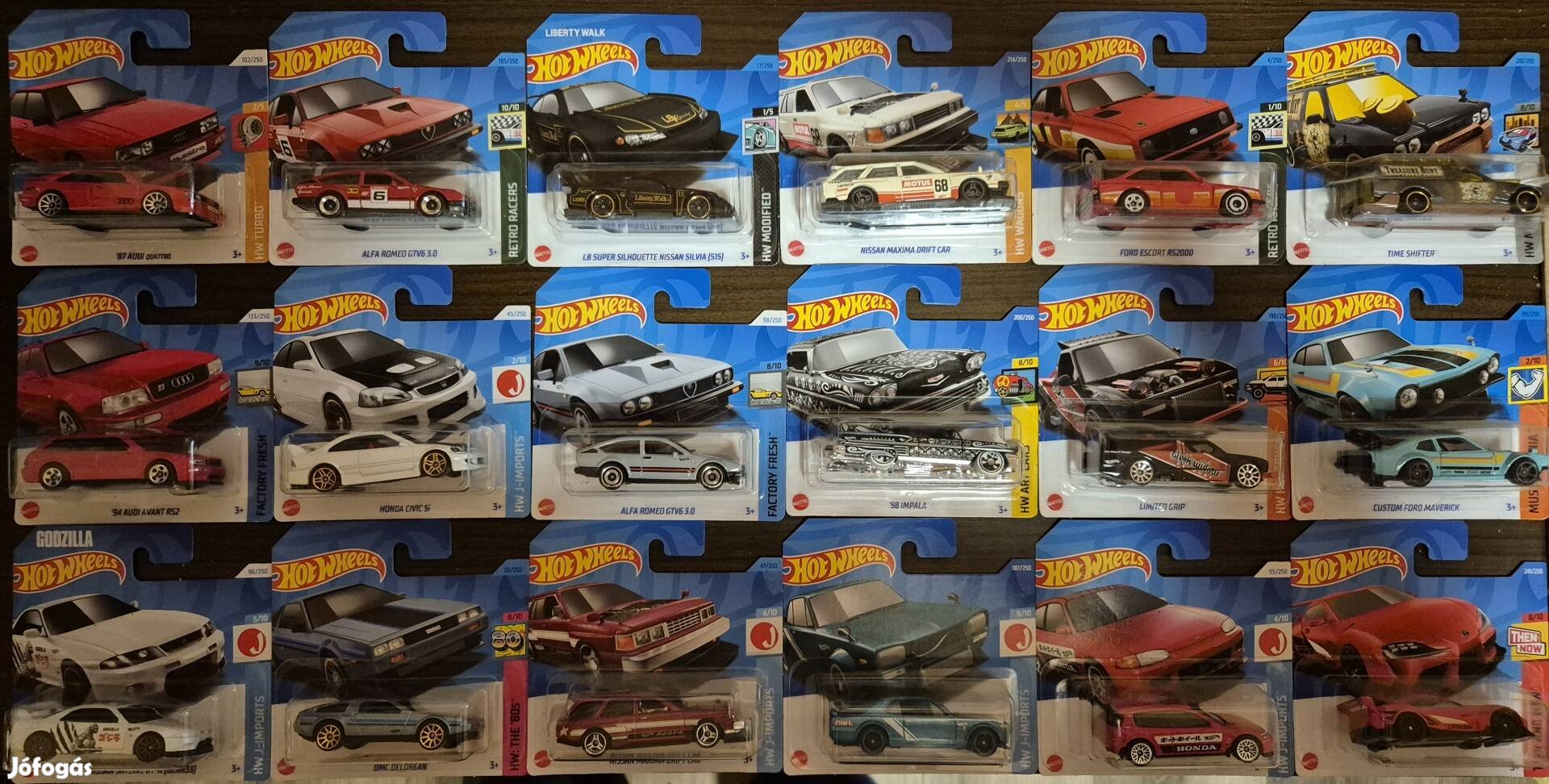 Hot wheels, Matchbox és egyéb kisautók 