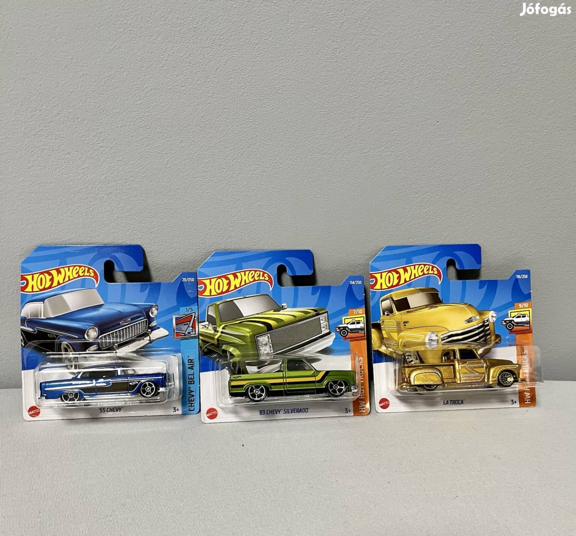 Hot wheels amerikai hármas