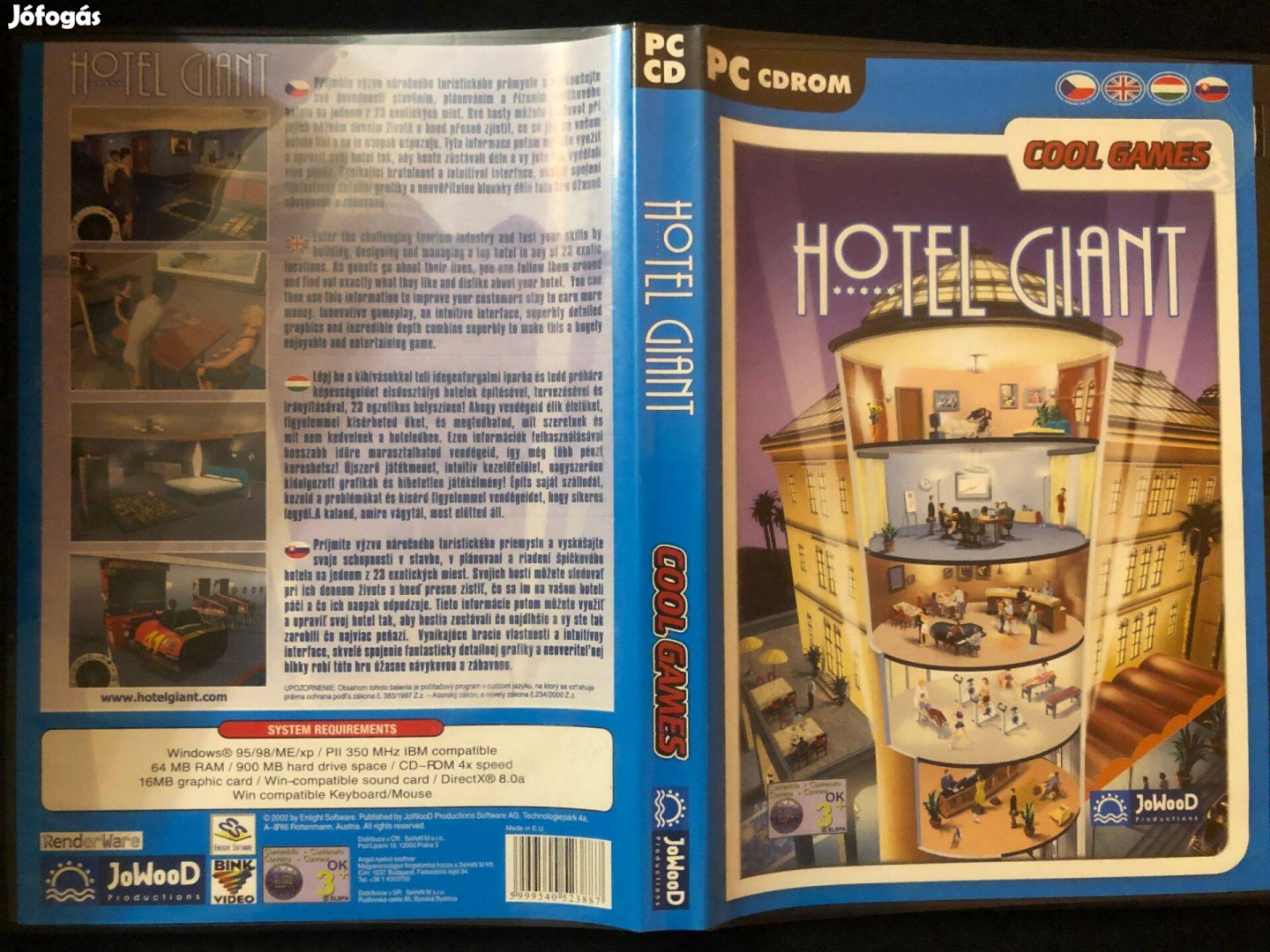 Hotel Giant PC játék (karcmentes, magyar nyelvű)