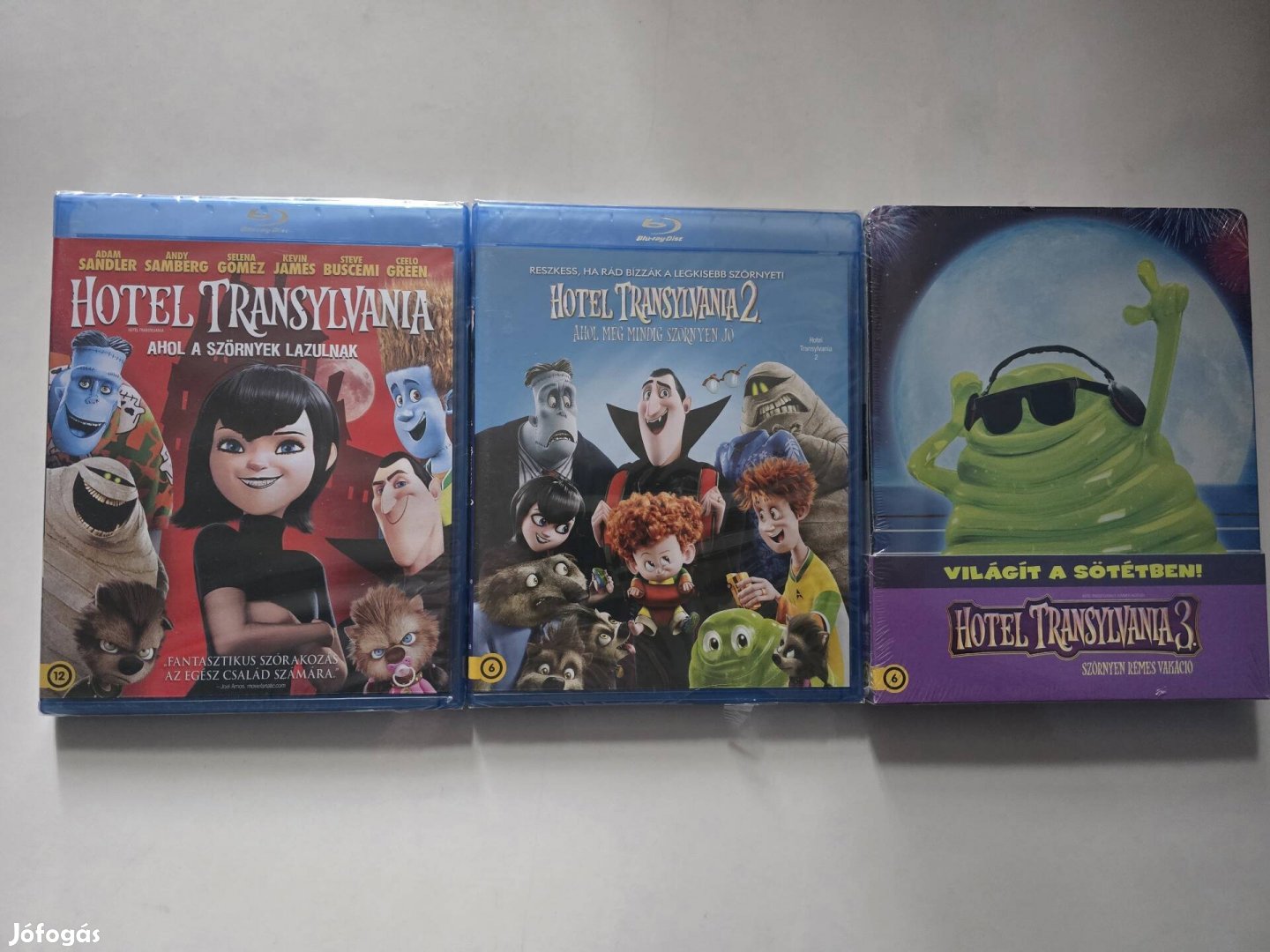 Hotel Transylvania trilógia blu-ray