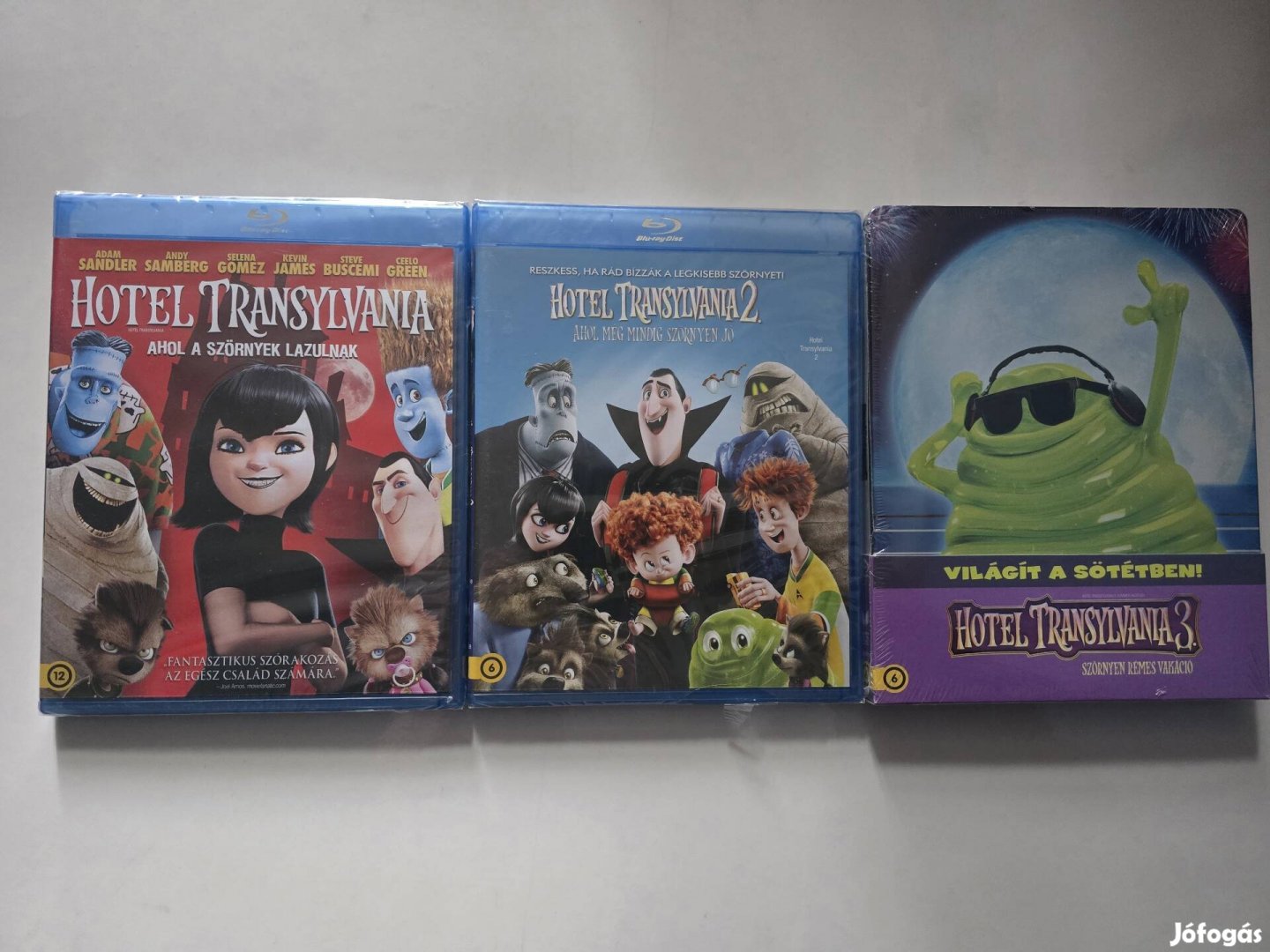 Hotel Transylvania trilógia blu-ray