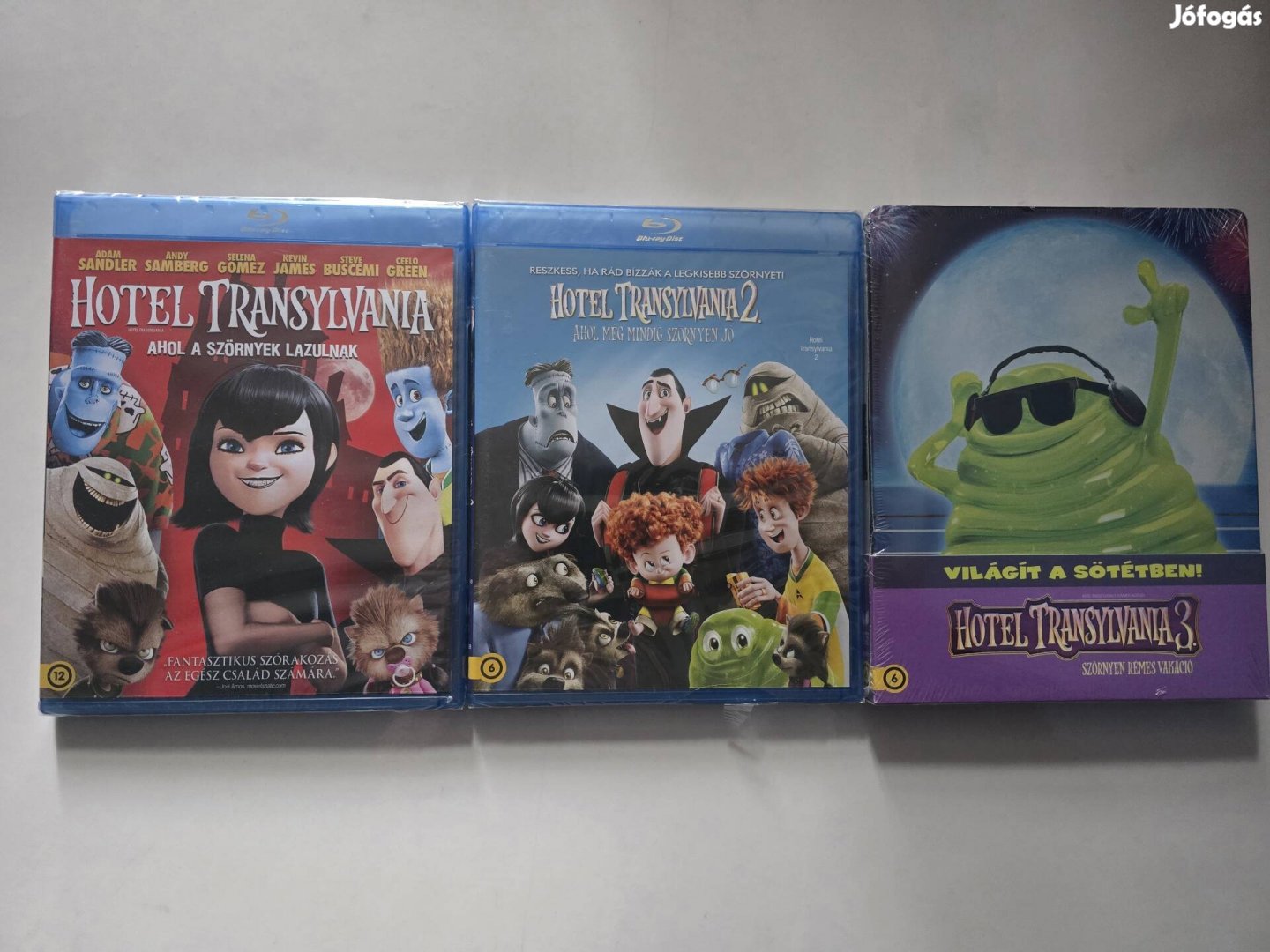 Hotel Transylvania trilógia blu-ray