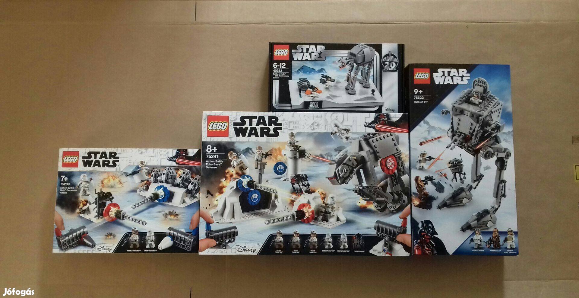 Hothi csata: bontatlan Star Wars LEGO 40333 75239 75241 75322 Fox.árba
