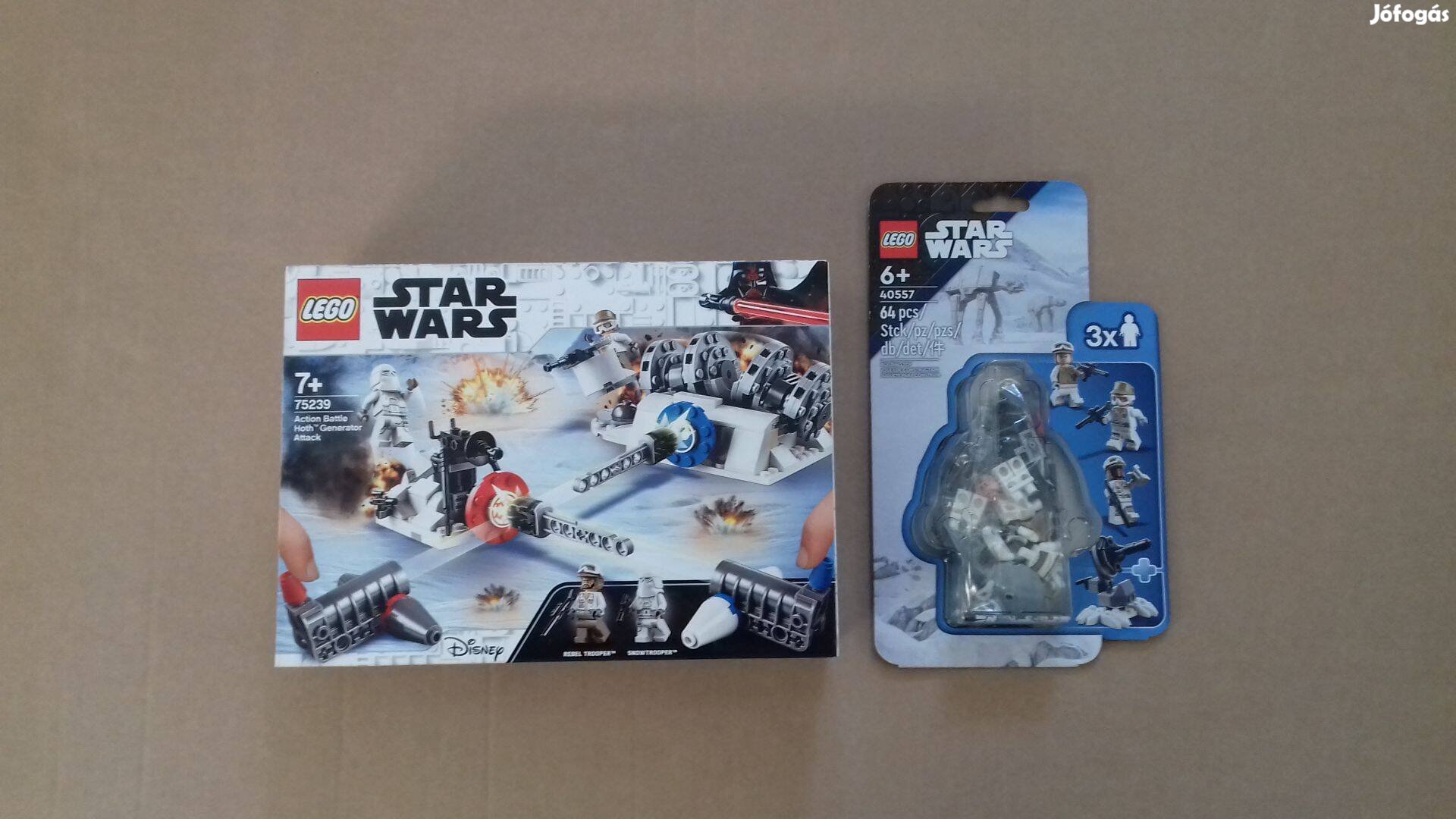 Hothi csata: bontatlan Star Wars LEGO 75239 Generátor + 40577 Fox.árba