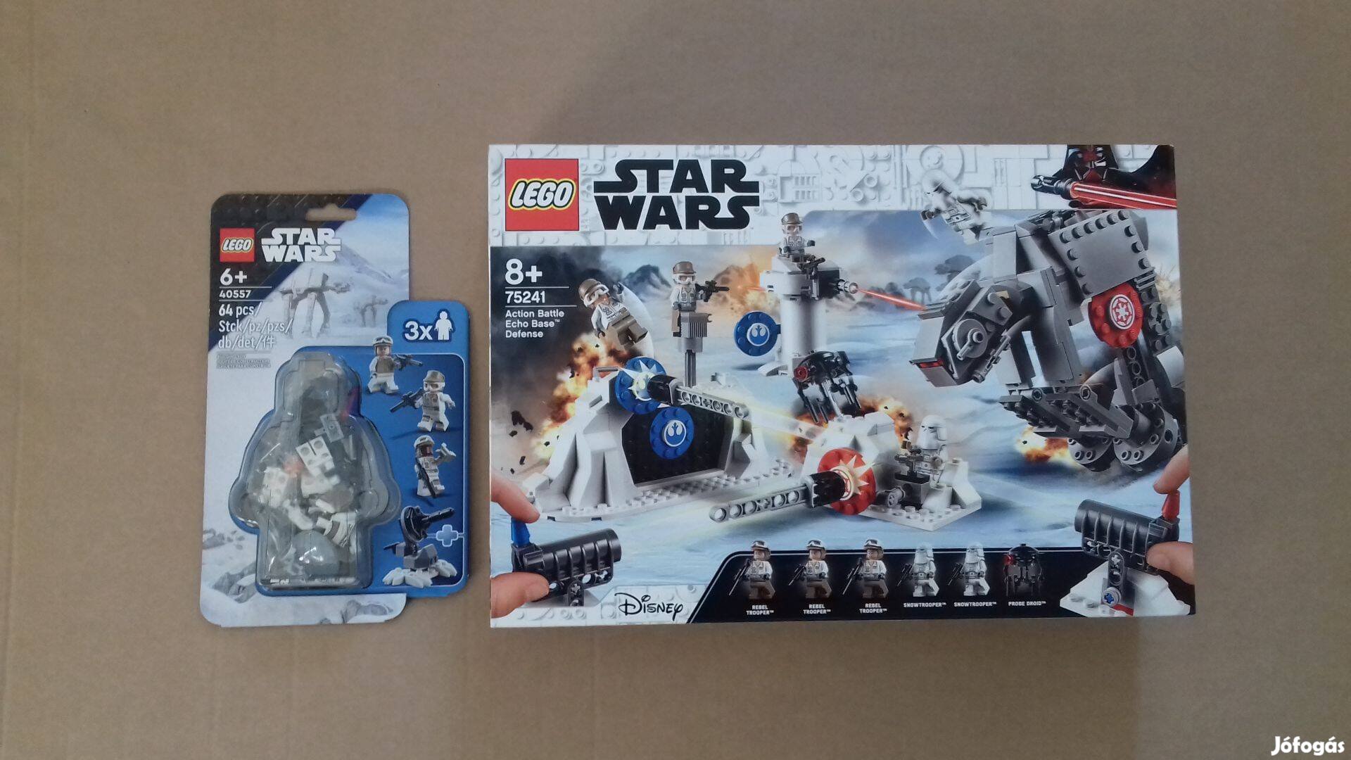 Hothi csata: bontatlan Star Wars LEGO 75241 Echo bázis + 40557