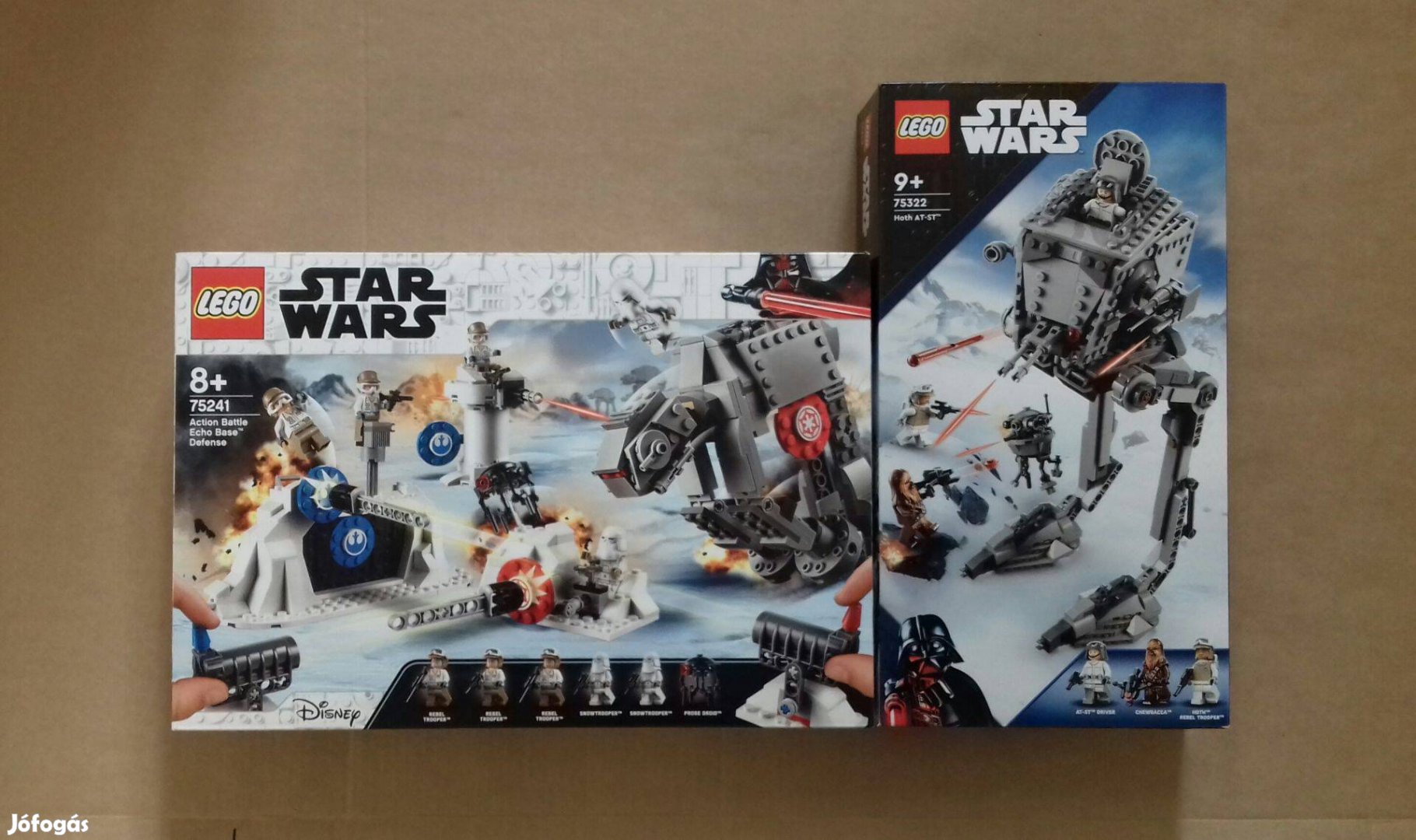 Hothi csata: bontatlan Star Wars LEGO 75241 Echo bázis + 75322 Foxárba