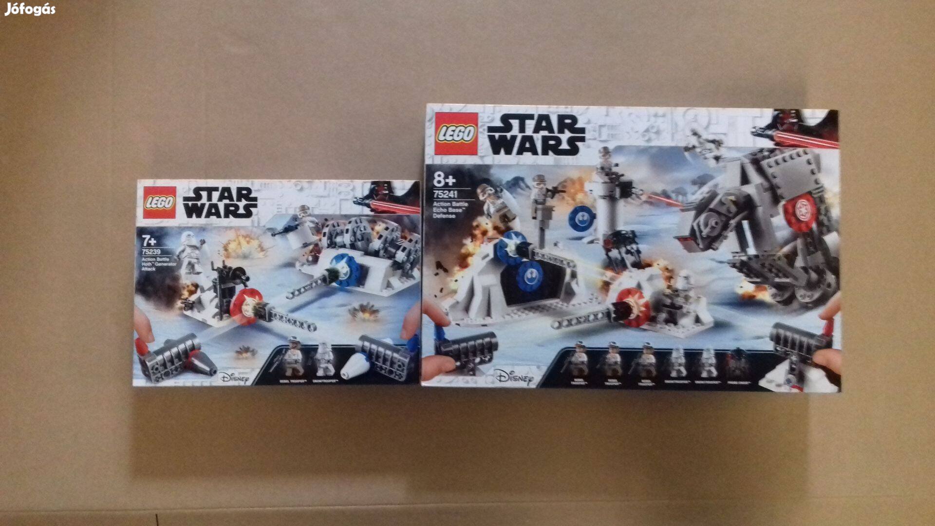 Hothi csata új Star Wars LEGO 75239 Generátor + 75241 Echo bázis Foxár