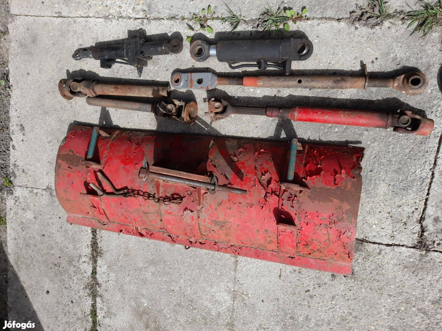 Hótoló lap kis traktor elé