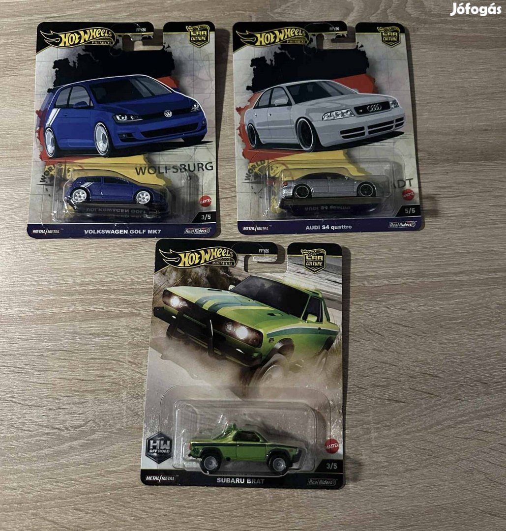 Hotwheels kisautók