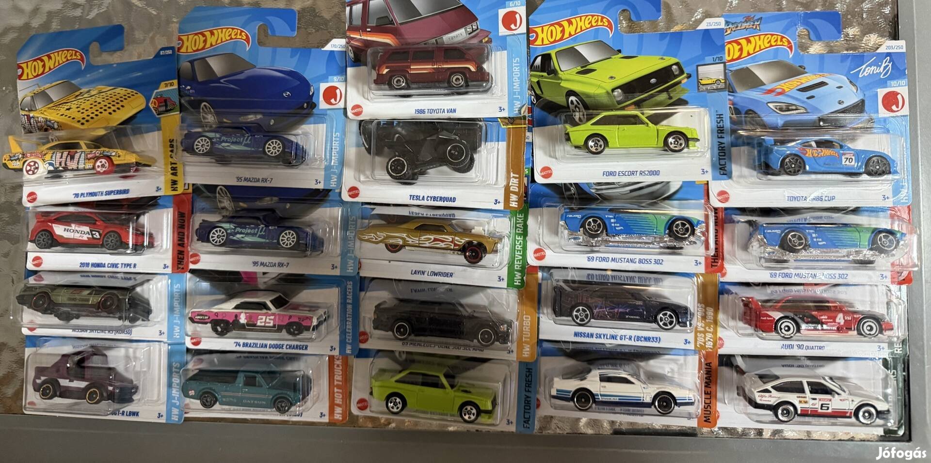Hotwheels kisautók