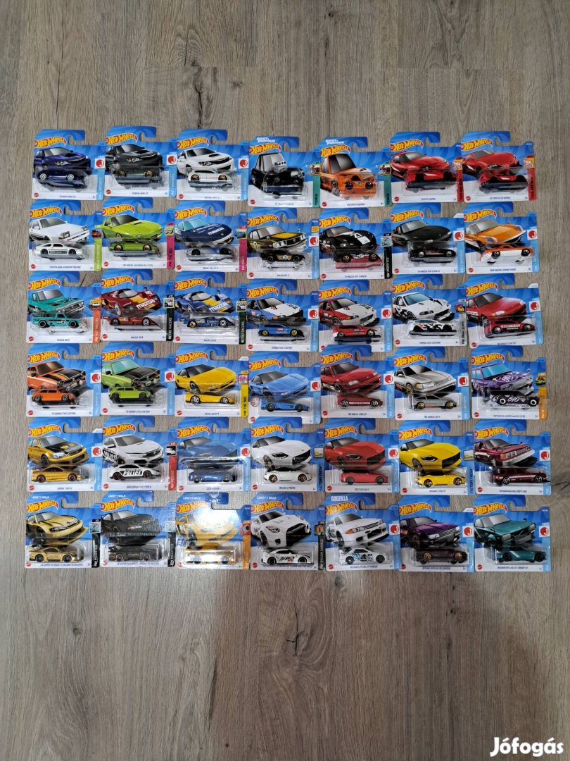 Hotwheels pakk egyben 42db