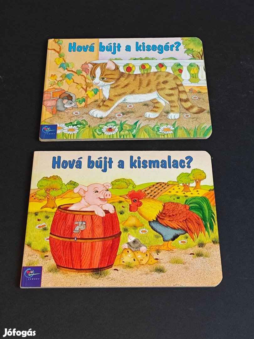 Hová bújt.? - gyerekkönyvek - 2 db