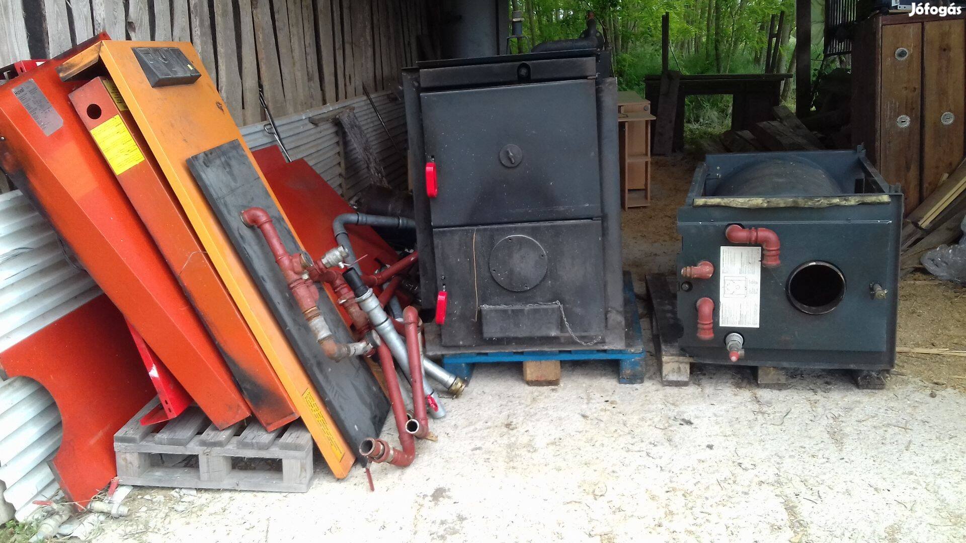 Hoval 80kw os Vegyes tüzelésű kazán + tartózékokkal