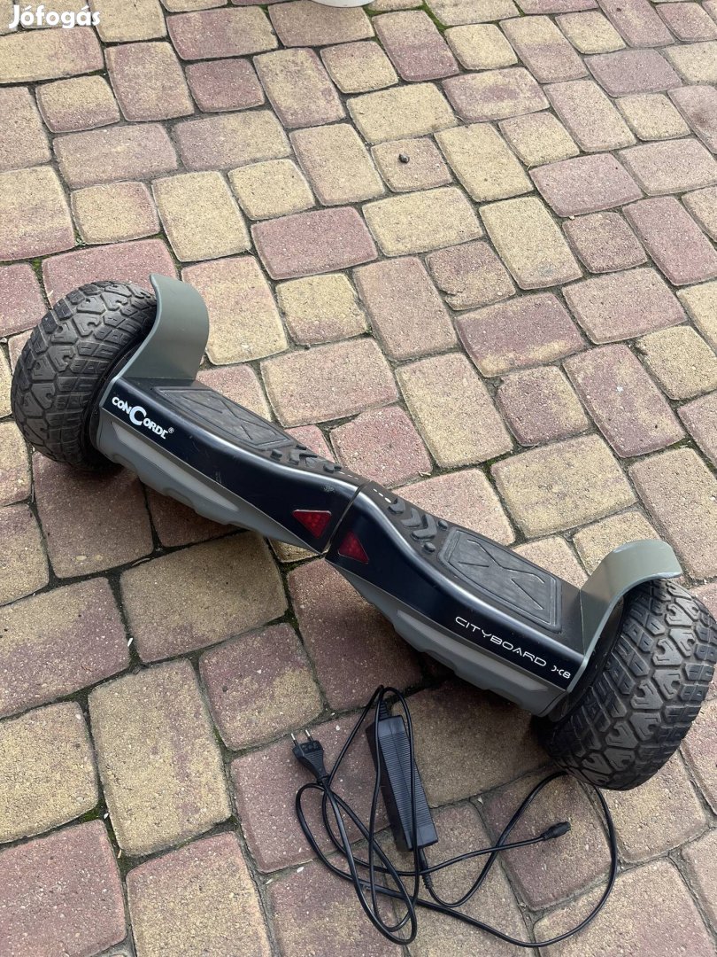 Hoverboard Concorde Cityboard X8 Black, 700 W, Li-Ion, 4.4 Ah, fekete