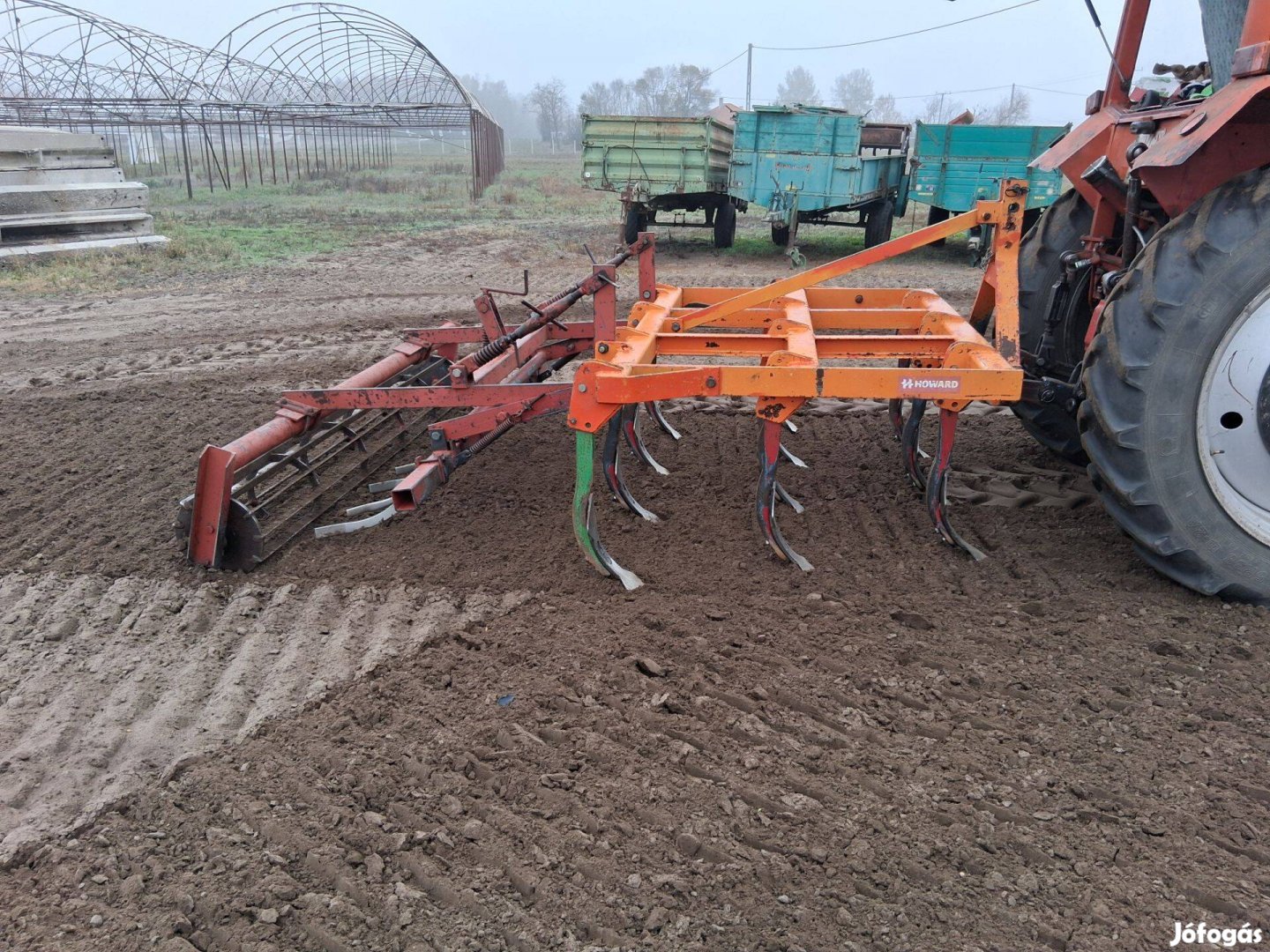 Howard 9+2 kapás gruber gyári elmunkálóval és rögtörőhengerrel