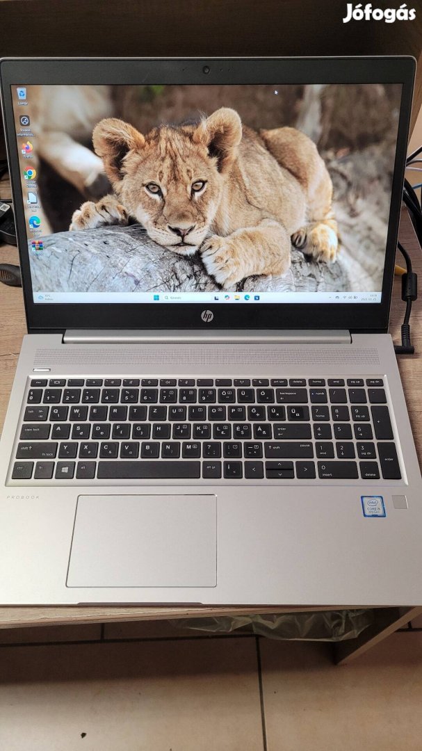 Hp 450 g6 16gb ram, i5-8265, 256gb nvme, 500gb hdd, szamla, garancia