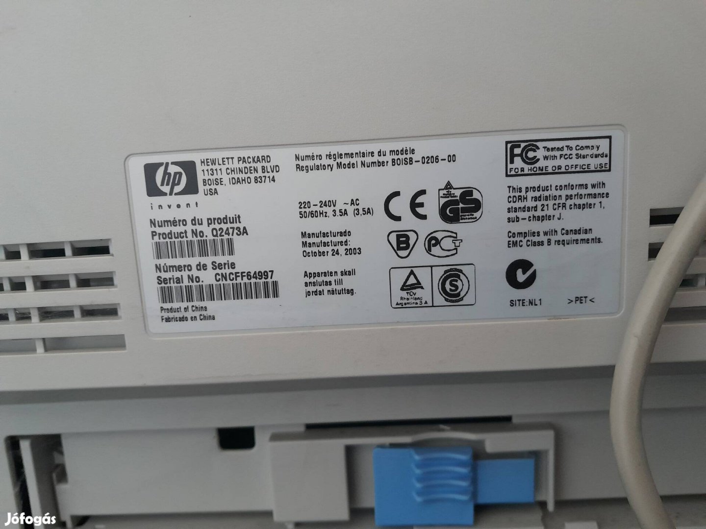 Hp Laserjet 2300n eladó