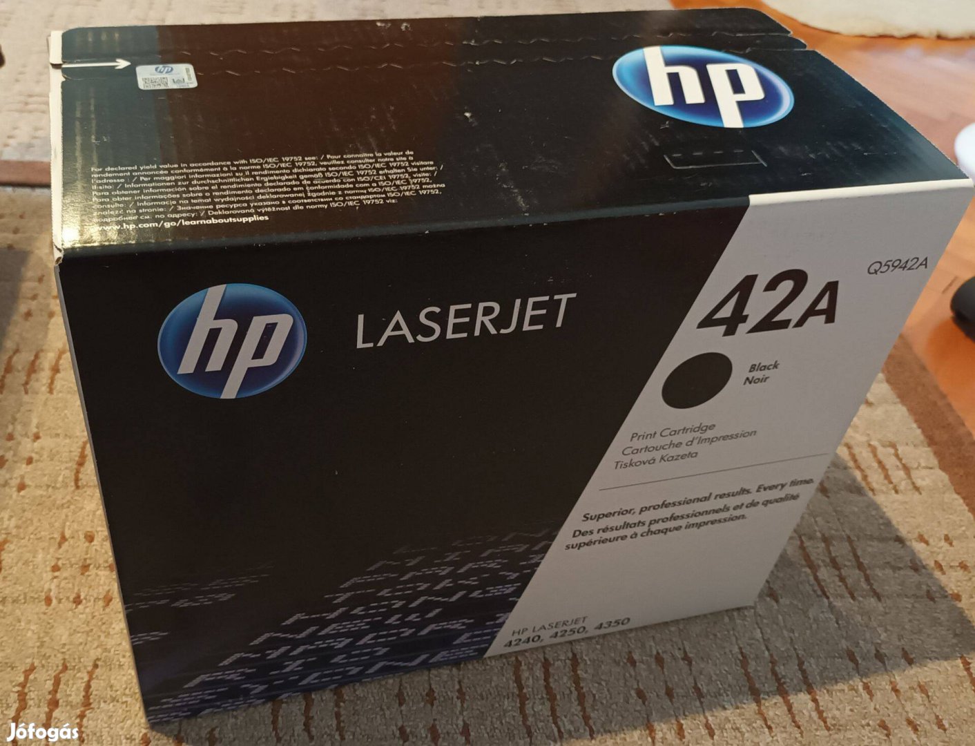 Hp Laserjet 42A eredeti fekete toner