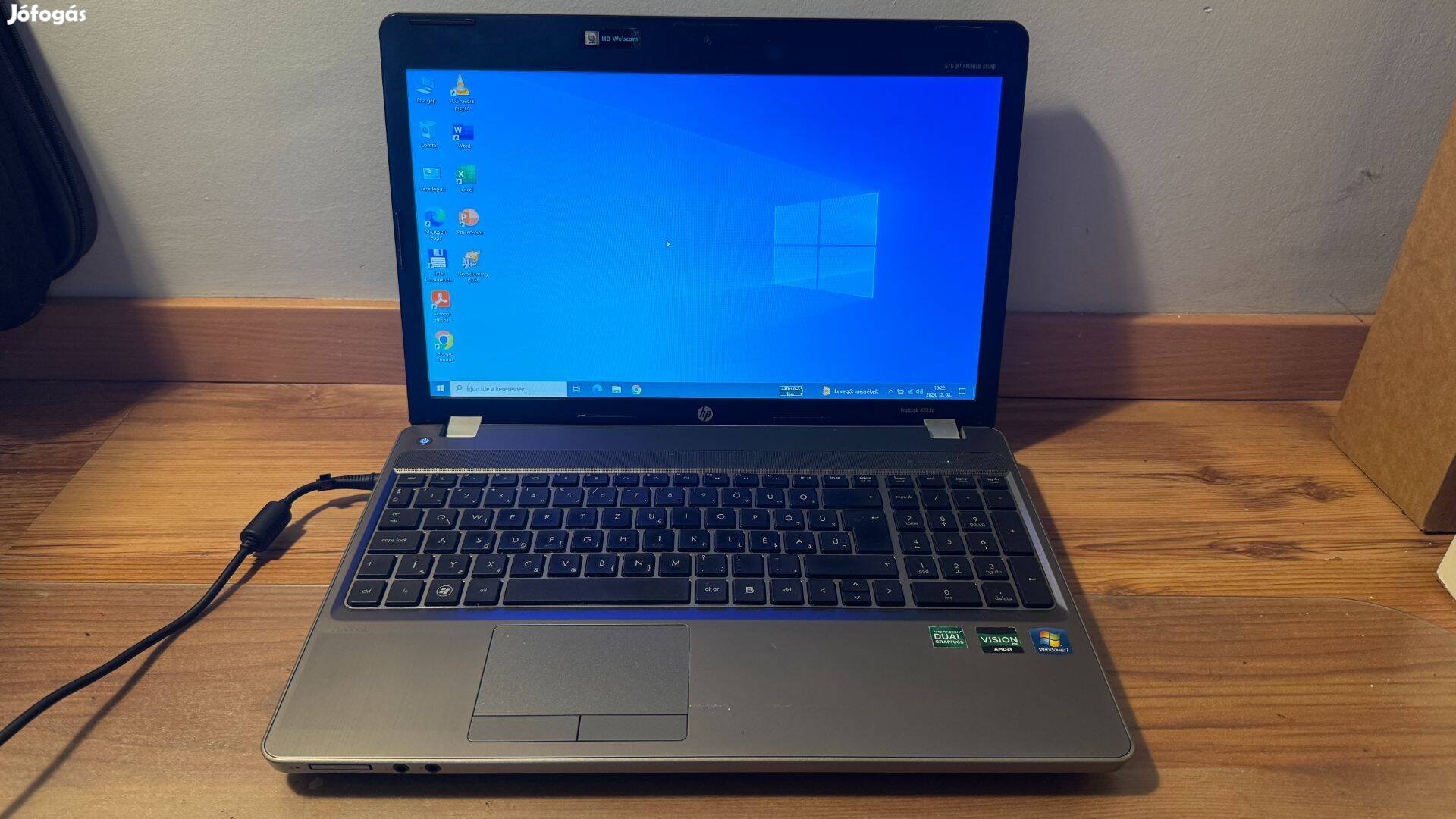 Hp Probook 4535s amd, ssd, windows 10 laptop eladó, használatra készen