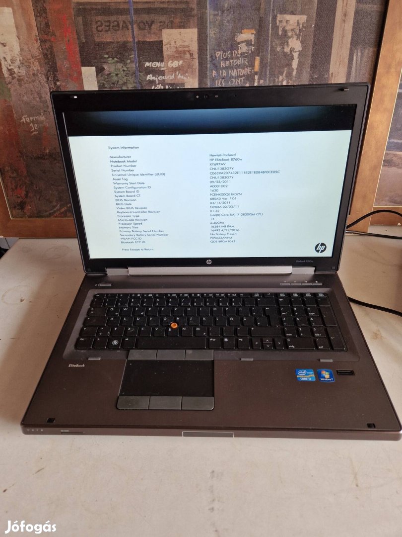 Hp. laptop I7. 