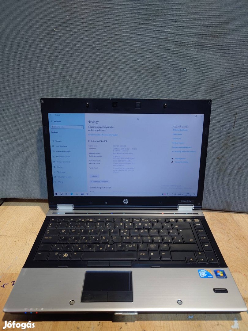 Hp elitbook 8440p i5 laptop eladó 