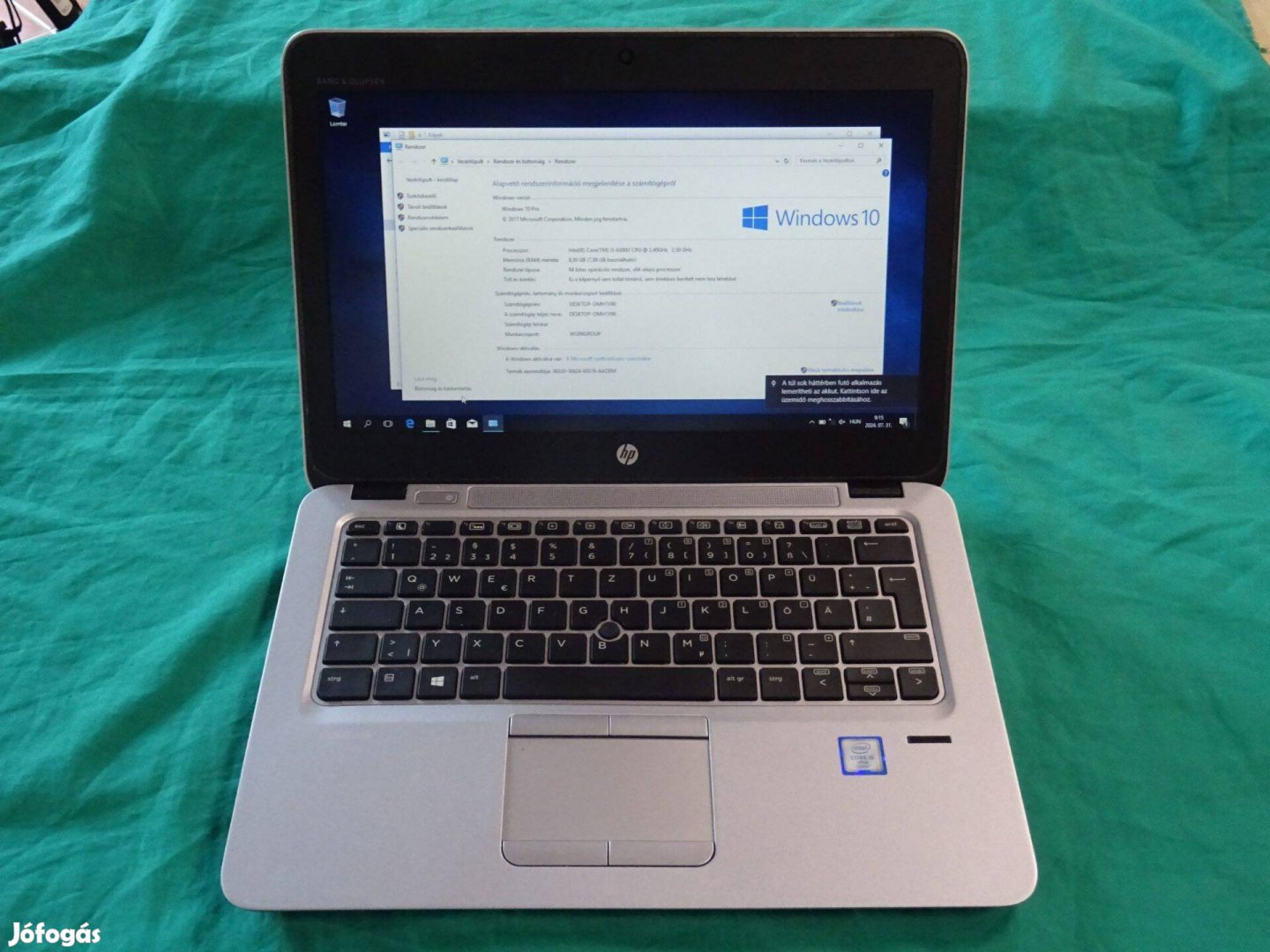 Hp elitebook 820 g3 laptop