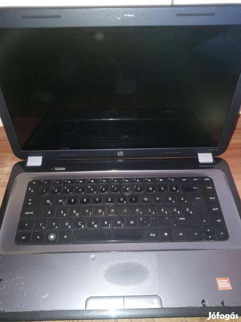 Hp pavilion g series processzor Amd dual DDR3 0GB ,HDD 