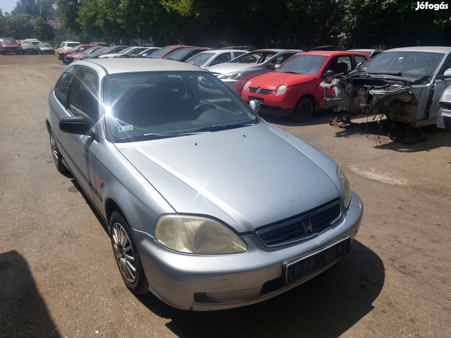Hponda Civic 6 Gen karosszéria elemei szürke