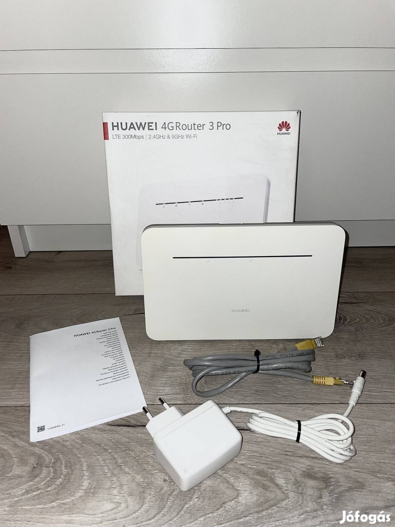 Huawei 4G Router 3 Pro 300Mbps Sim kártyás otthoni wifi router. 