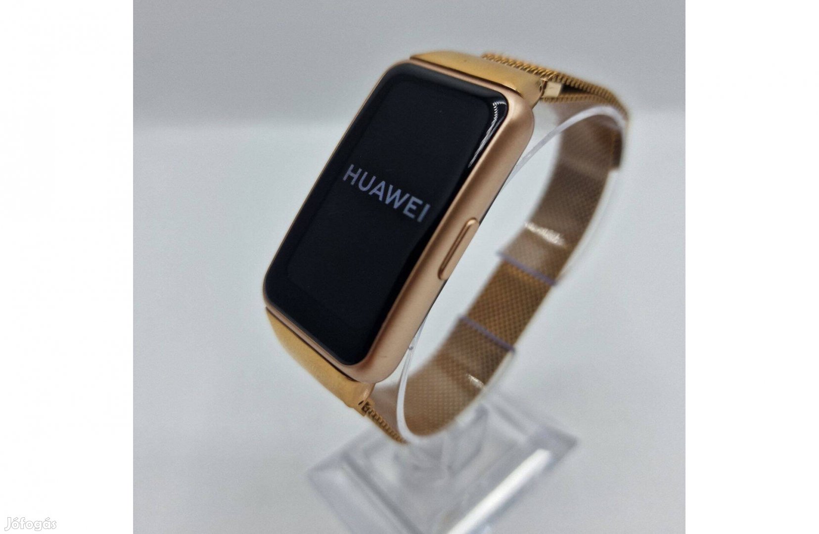 Huawei Band 6 okosóra, aktivitásmérő, arany szíj, hasznát