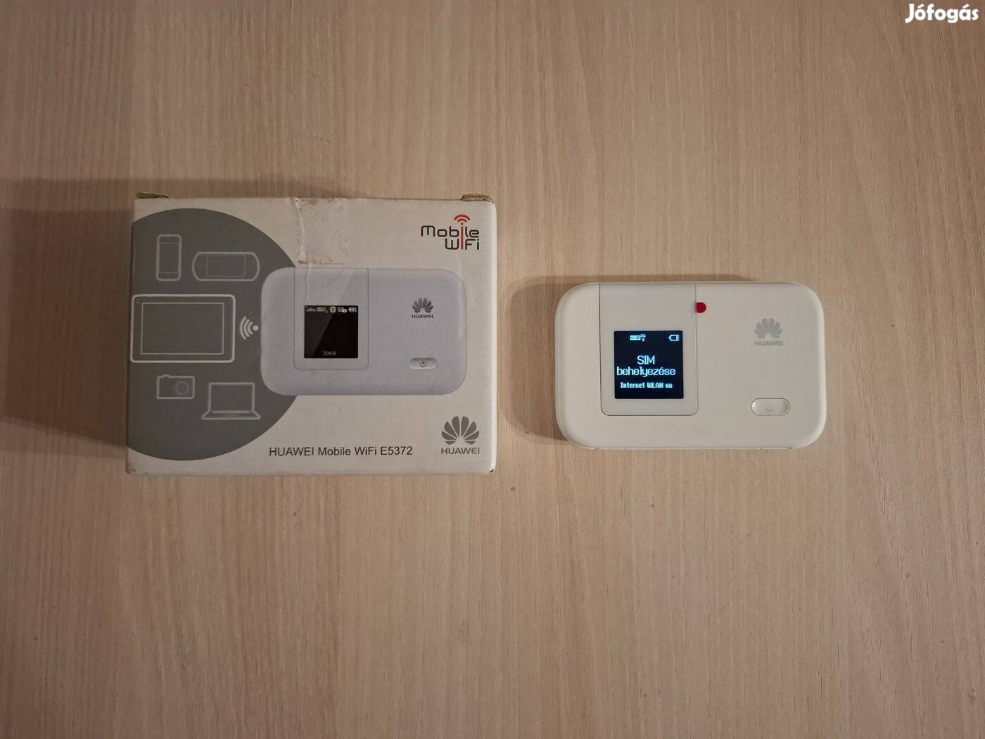 Huawei E5372 4G Mobile Wifi Router Hotspot Új Garival !