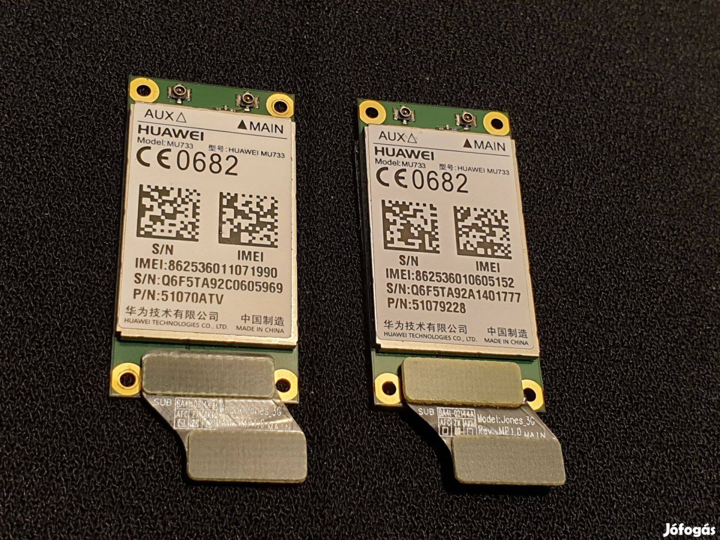 Huawei HSPA+ MU733 3G Module 2db egyben