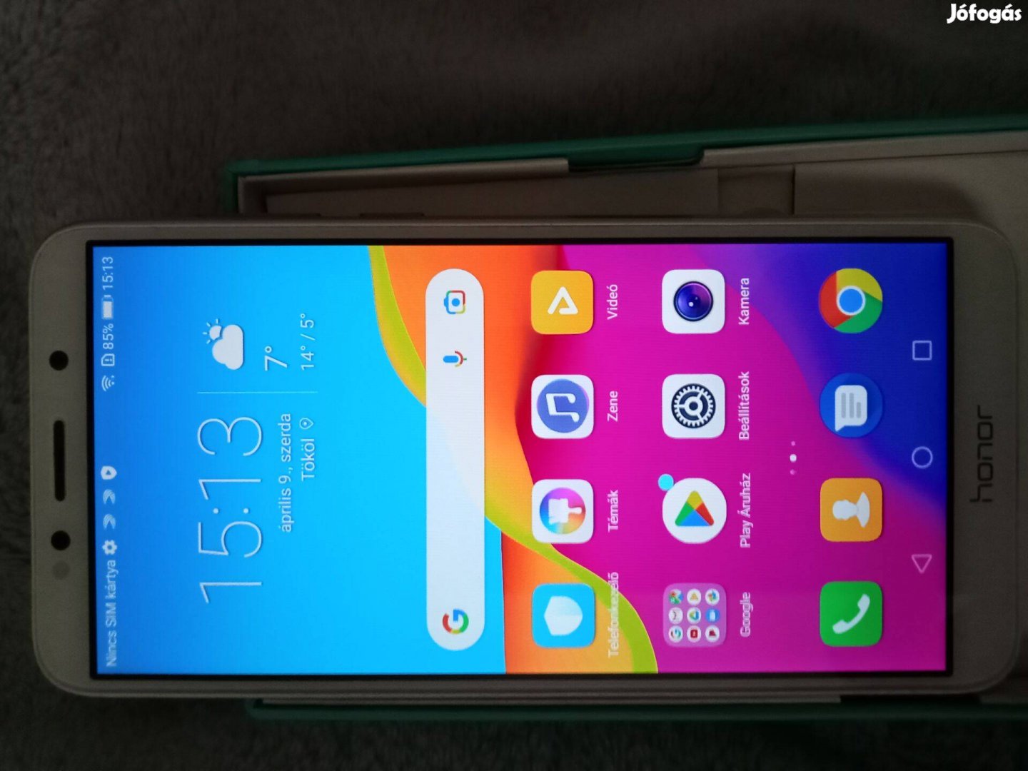 Huawei Honor 7S 16/2 GB Dual dobozában