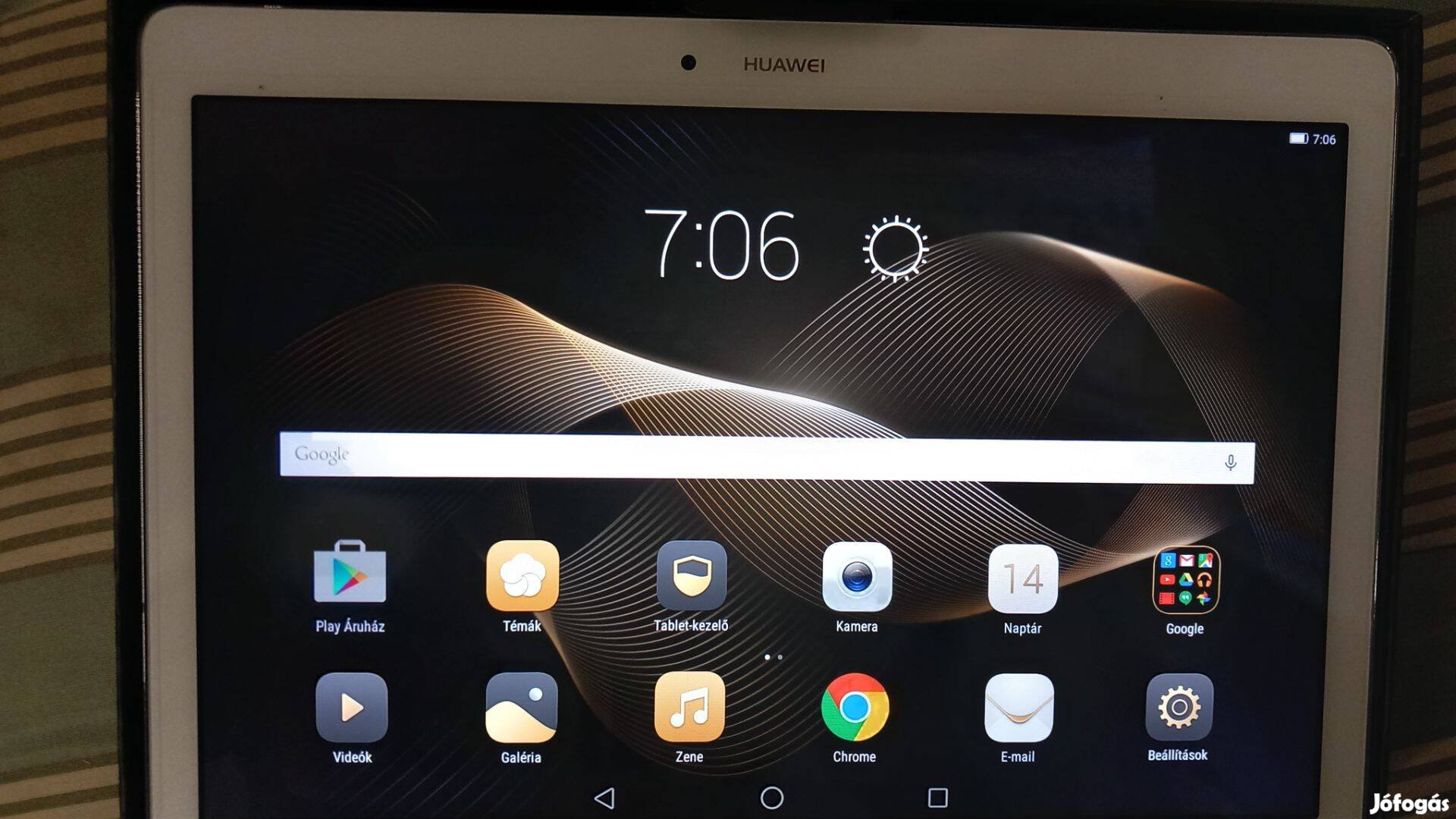 Huawei M2 mediapad 10,1" tokkal,üveg fóliával