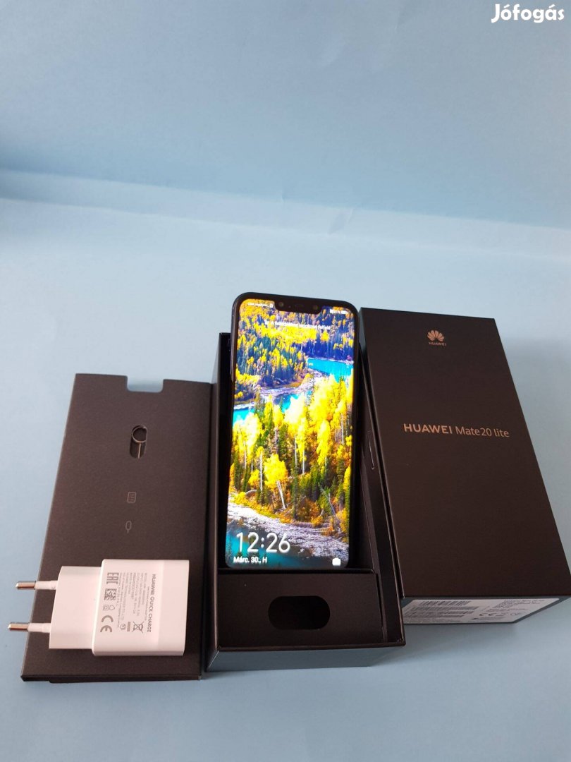 Huawei Mate 20 Lite 64GB Kártyafüggetlen kék színű mobiltelefon eladó!