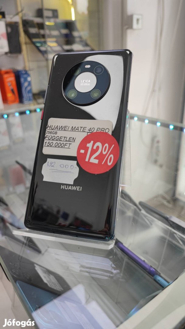 Huawei Mate 40 Pro - 256GB Kártyafüggetlen