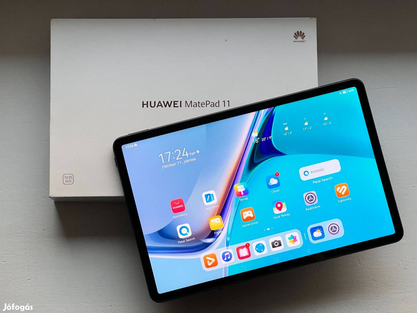 Huawei Matepad 11 , Snapdragon 865 , 120hz kijelző, 7250 mAh