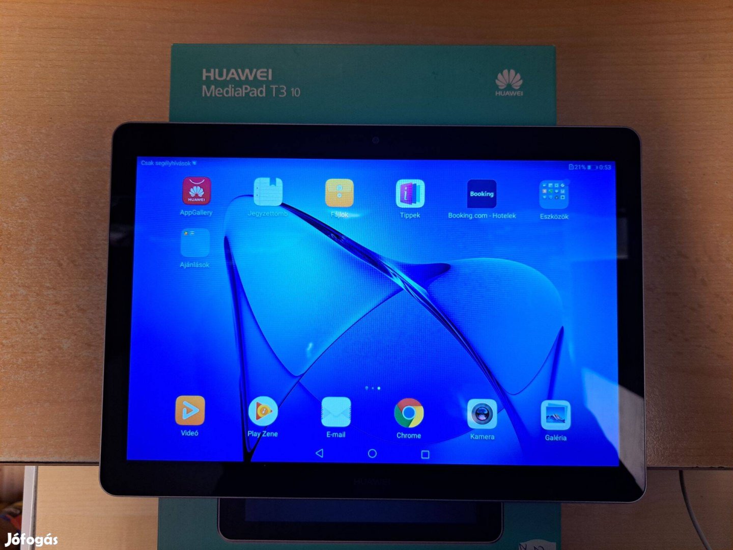 Huawei Mediapad T3 10 Független Sim Kártyás Tablet Gray Garis !