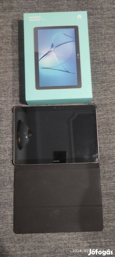 Huawei Mediapad T3 10 gyári tartozékaival+tok