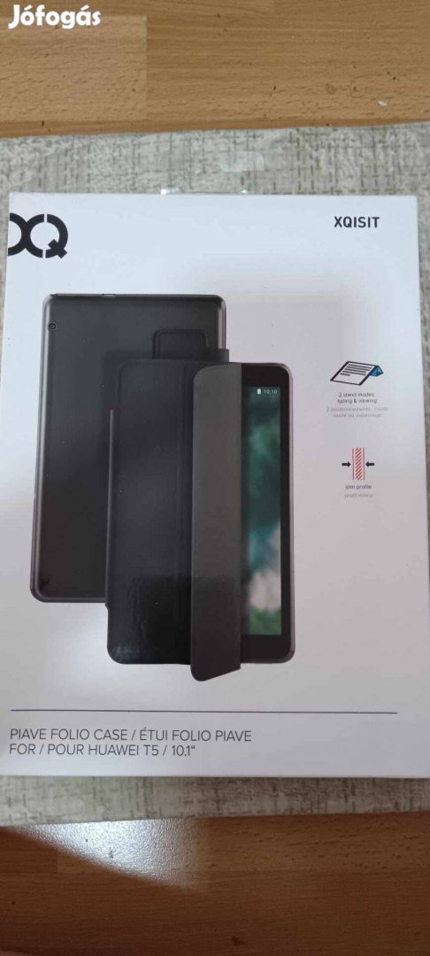 Huawei Mediapad T5 10 (10.1), mappa tok, Trifold, fekete