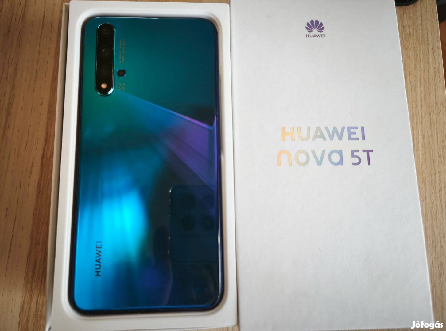 Huawei Nova 5T kártyafüggetlen hibátlan